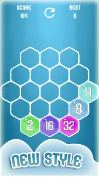 2048 Hexa Number Merge Puzzle Screen Shot 3