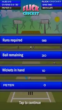 Flick Cricket Screen Shot 5