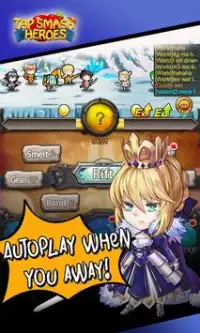 Tap Smash Heroes: Idle RPG Game Screen Shot 1