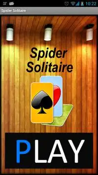 Spider Solitaire cards game Screen Shot 0