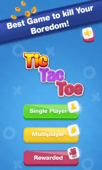 Tic Tac Toe - Single and Multiplayer Game Screen Shot 0