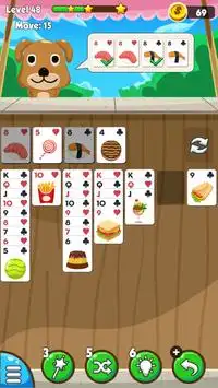 Solitaire Cooking Screen Shot 0