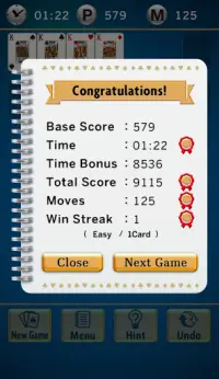 The Solitaire Screen Shot 2