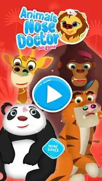 Animals Nose Doctor Kids Game Screen Shot 0