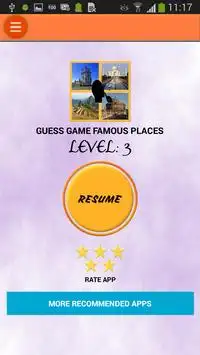 Guess game famous places Screen Shot 1