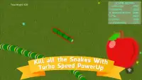 Slither Worm IO 🐍 Snake Eater Dash in Apple War Screen Shot 1