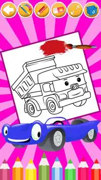 Car Coloring Pages: Best Coloring Book Games Screen Shot 2
