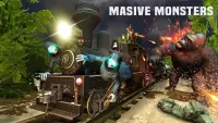 Uphill Sniper 3D: Monster Shooting Train Game Screen Shot 0