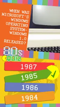 80s Trivia Quiz Game - 1980s Quiz Screen Shot 6