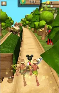 Epic Mickey Temple Mouse Subway Jungle Run Screen Shot 4