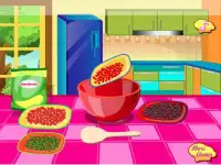 jogos de salada de cozinha Screen Shot 0