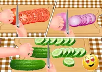 Perfect Burger Homemade Recipe - Girl Cooking Game Screen Shot 1