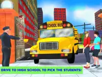 High School Bus Driving Screen Shot 3