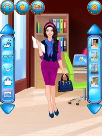 Ofis Kız Giydirme Oyunu Screen Shot 11