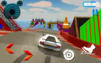 पागल कार: रेसिंग स्टंट ड्राइव Screen Shot 2