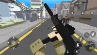 Zombie Battleground: Schießspiele Pixel FPS 3D Screen Shot 1