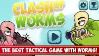 Clash of Worms Screen Shot 0