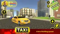 Taxi Driving Sim Screen Shot 2