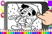 Art mickey Coloring Page Mouse Cartoon Screen Shot 6