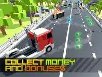 Traffic Racing: Blocky War Screen Shot 1