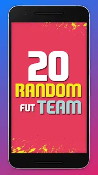 Equipo de fútbol aleatorio - Random FUT Team 20 Screen Shot 0