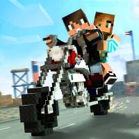 Dirt Bike Rennen Spiel: Block Moto Rally Abenteuer