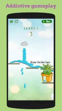 Flower Rescue: Great physics-based puzzle game Screen Shot 2