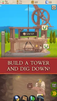 Idle Tower Miner & Stone miner Screen Shot 0
