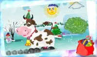 Сытая ферма. Зима (для детей) Screen Shot 4