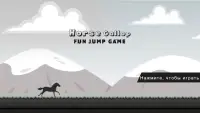 Horse Gallop 2D - Веселая игра в прыжки Screen Shot 0