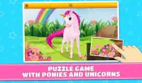 Pony Einhorn Puzzle-Spiel 2 Screen Shot 10