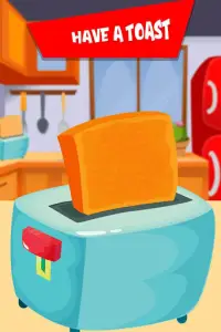 Breakfast Maker: Cooking Games with Toast & Bacon Screen Shot 1