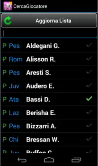 Fantacalcio Screen Shot 5