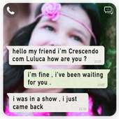 Chat With Crescendo com Luluca - Prank