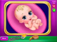 Schwangere Mama Baby-Geburtsspiele Pflege Neugebor Screen Shot 10