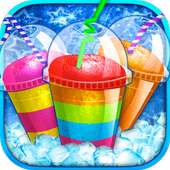 Rainbow Frozen Slushy Maker: Ice Candy Slush Maker