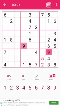 Sudoku Play Screen Shot 3