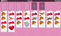 Freecell Valentine Game Screen Shot 3