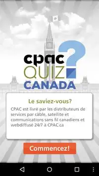 CPAC Quiz Canada Screen Shot 0
