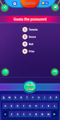 Password Game - Party Games - One Word Clues Screen Shot 4