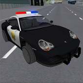 Fast Police Car Criminal Chase