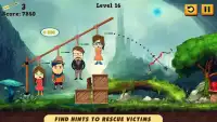 Gibbets Rescue Master - 2d Archery Challenge Screen Shot 2