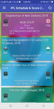 IPL Shedule 2018 & Live Cricket Score 2018 Screen Shot 4