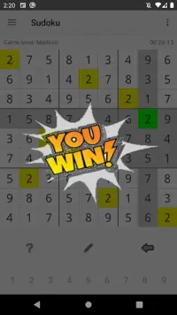 Sudoku classic, free Screen Shot 2