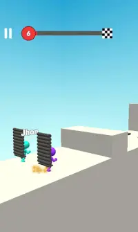 Ladder Stair Racing- Stack the stairs Screen Shot 6