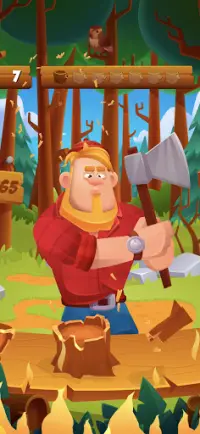 Slashy-Bashy: Lumberjack Story Screen Shot 1