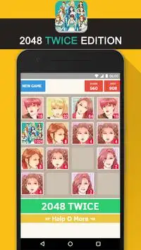 💕  2048 TWICE Puzzle Game Screen Shot 4