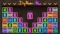 Drop Number® : Neon 2048 Screen Shot 1