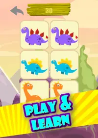 Dinosaur Cards Match Screen Shot 4