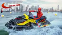 Jet Ski Superheroes Race Real Stunts Screen Shot 6